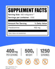 BulkSupplements.com Theobromine Powder - Theobromine Supplement, Nootropic Supplement - Energy Support, Gluten Free, 400mg per Serving, 1250 Servings, 500g (1.1 lbs) (Pack of 1)