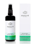 Odacité Facial Cleanser with Foam - Black Mint Activated Charcoal & Rhassoul Clay Glow Recipe - Facial Moisturizer with Deep Cleanse for Gentle Face Wash to Remove Dirt & Oil, 3.38 fl. oz.