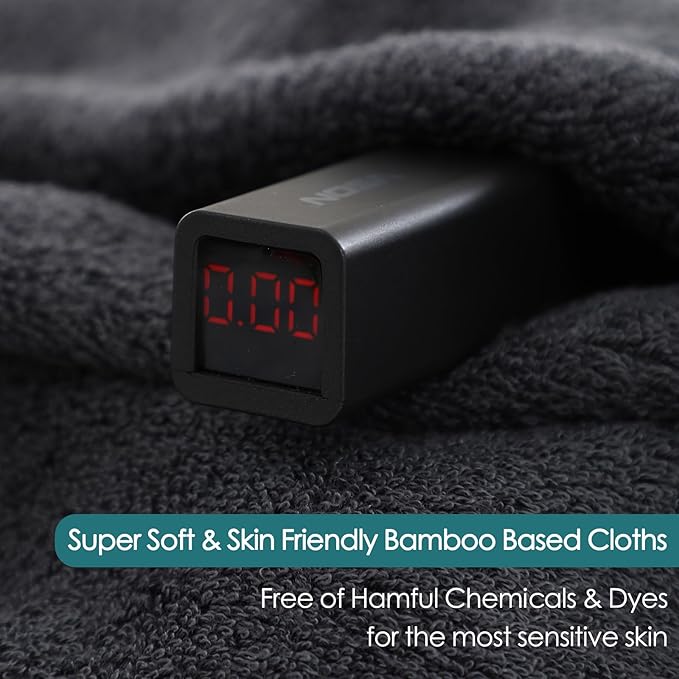 Wash Cloths 6 Pack, Super Soft and Skin Friendly Face Towel for Sensitive Skin, Reusable Washable Makeup Remover Cloth, 10x10 inch Small Face Washcloth, Easy to Rinse Dark Grey Facial Cleaning Cloths