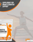 BulkSupplements.com Acetyl L-Carnitine Powder - ALCAR Powder, Acetyl L-Carnitine 1500mg, Carnitine Supplement - Gluten Free, 1500mg per Serving, 250g (8.8 oz) (Pack of 1)