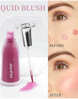 AKARY Soft Liquid Blush Makeup Lightweight, Velvet Beauty 01 Peach
