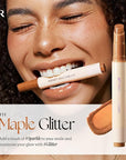 Nature Republic HONEY MELTING LIP GLITTER (14 MAPLE) SOFT LIP STICK Hydrating Gloss, Moisturizing balms, Shine Glimmer Finish, Shimmery-Sheer tint, korean make up