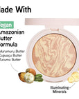 Physicians Formula Butter Glow Pressed Powder, Radiance-Boosting Face Powder with Murumuru Butter for Soft-Focus Finish – Translucent Glow