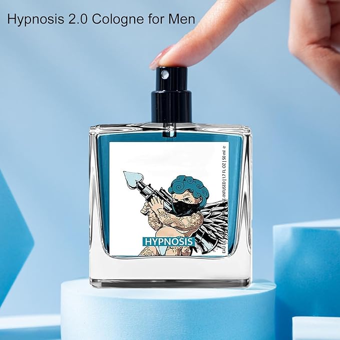 Hypnosis 2.0 Cologne for Men, Pheromone-Infused Cologne for Men, Long Lasting Scent, Enhance Attraction, Hypnosis Perfume Pheromone 50ml for Father, Boy Friend and Husband