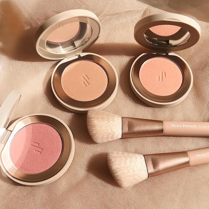 Heart Percent Dote on Mood Glow Blush, Smooth Rose Plush)