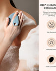 INNERNEED PP Shower Brush Body Exfoliating Scrubber, for Deep Clean Body Wash, Cellulite Treatment, Lymphatic Drainage and Blood Circulation Improvement (Pack of 4)