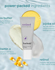 Baebody Made in USA Retinol Cream for Face - Anti Aging Face Cream for Fine Lines and Wrinkles - With Jojoba Oil & Vitamin E - Beauty Gifts for Women, Travel Size (15 ml/0.5 fl oz)