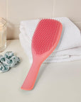 Tangle Teezer Large Ultimate Detangler Hairbrush for Wet & Dry Hair, Eliminates Knots & Reduces Breakage for Long, Thick, & Curly Hair Types, Coral Pink