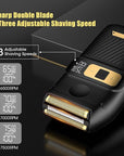 RESUXI Hair Clippers for Men Cordless Hair Trimmer Electric Shavers for Men Set,Professional Barber Clippers for Haircut Grooming Kit+Foil Blade Shaver+Zero Gapped Trimmer,Gift for Him