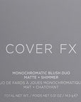 COVER FX Monochromatic Powder Blush Duo - Mojave Impact Color
