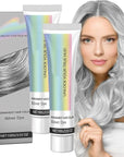 Silver Hair Dye Permanent Hair Color, Silver Hair Color for Dark Hair