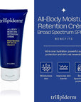 Trilipiderm All-Body Moisture Retention Crème with SPF 30, Vitamin D - 3oz Travel Size Sunscreen