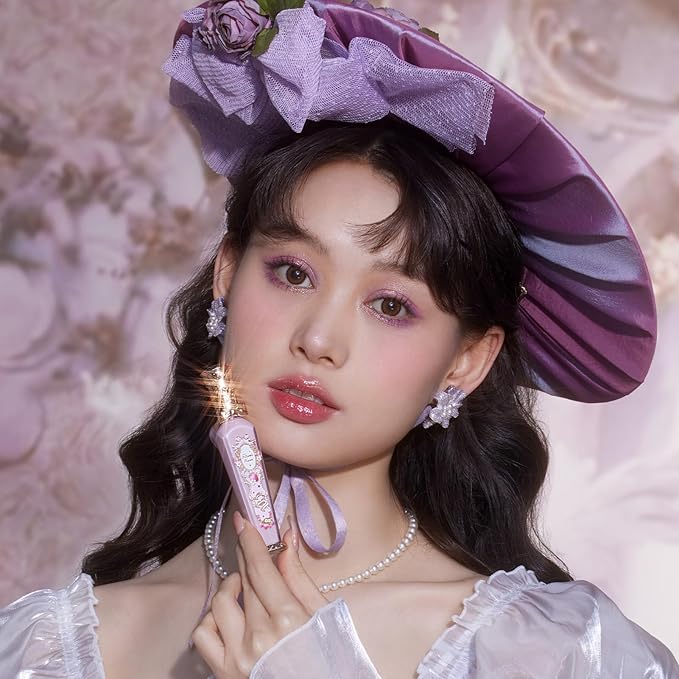 Flower Knows Midsummer Fairytales Lip Gloss G03 Firefly + Violet Strawberry Rococo Glitter Lip Gloss G02 Rasberry Booze