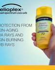 Neutrogena Beach Defense Water-Resistant Face & Body SPF 70 Sunscreen Lotion with Broad Spectrum UVA/UVB Protection, Oil-Free Fast-Absorbing Sunscreen Lotion, Oxybenzone-Free, 6.7 oz