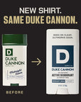 Duke Cannon Midnight Swim Aluminum-Free Deodorant for Men - Air Defense, Sandalwood + Lavender Scent, 3 oz – Long-Lasting, Clear Glide, Skin-Soothing Formula