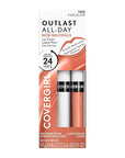 COVERGIRL Outlast All-Day Lip Color with Moisturizing Topcoat, New Neutrals Shade Collection, Porcelain, Pack of 1