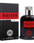Hybrid & Company Bro$$ Just Black For Men Pour Homme Eau De Toilette Natural Spray 3.4 FL.OZ