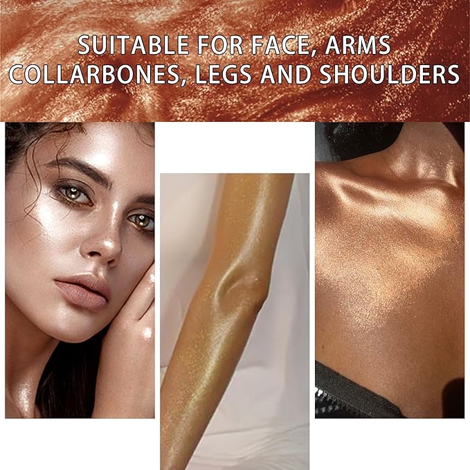 Shimmer Body Oil, Face and Body Liquid Luminizer