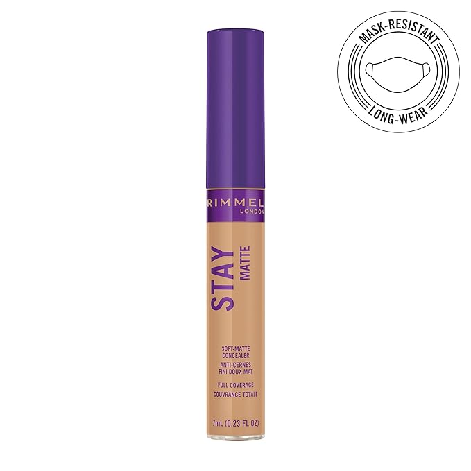 Rimmel Stay Matte Concealer, Nude, 0.05 Fl Ounce of 2)