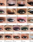 Kaely Pressed Single Eyeshadow Makeup, Pearl White Glitter Highly Pigmented Monochrome Eye Shadow Palette, Waterproof Neutral Powde Mini Eyeshadow, sombras para ojos, Lightweight Blendable, 12