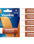 Vaseline Lip Therapy Cocoa Butter Lip Balm, 6 Pack, 0.16 Oz Ea