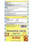 Panama Jack Sunscreen Lip Balm - SPF 45, Broad Spectrum UVA-UVB Sunscreen Protection, Prevents & Soothes Dry, Chapped Lips, Sweet Tea, 12-pack