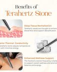 TeraRX® Terahertz Acupuncture Pen for Face – Authentic Terahertz Stone Pressure Point & Deep Tissue Massage Tool - Premium Acupressure Pen & Reflexology Tools for Beauty & Self-Care Rituals