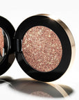 MAKE Beauty Multi-Chromatic Eye Shadow. Metal Reflecting Luminous Foil Finish Creamy, Buildable, Dimensional Long-wear, Crease-proof Powder Eyeshadow, Multichrome Shade - Blaze, Bronze