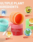 12 Pack Lip Sleeping Mask Set, Overnight Lip Treatment, Nourish and Hydrate Lip Mask With Vitamin C and Coconut Oil, Lip Balm for Dry Lips, Reduce Lip Lines and Improve Lip Color