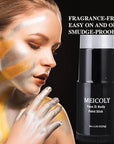 MEICOLY Silver Face Body Paint Stick(1.06 Oz),Blendable Face Paint Stick for Halloween Tin Man Special Effects SFX Cosplay,Sweatproof Waterproof Eye Black for Baseball/Softball/Football