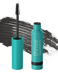 Thrive Causemetics Instant Brow Fix Semi-Permanent Eyebrow Gel, Waterproof Tinted Eye Brow Gel with Vitamin B5, Smudge-Proof, Vegan & Cruelty Free, Tova (Soft Black)