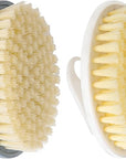 INNERNEED PP Shower Brush Body Exfoliating Scrubber, for Deep Clean Body Wash, Cellulite Treatment, Lymphatic Drainage and Blood Circulation Improvement (Pack of 2)