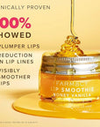 Farmacy Peptide Lip Smoothie - Hydrating Lip Balm with Vitamin C to Visibly Plump & Smooth Lines - Nourishing Treatment with a High-Gloss Finish - Honey Vanilla (10g)