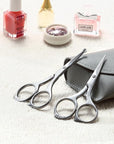 LIVINGO Nose Hair Scissors – Precision Stainless Steel Trimming Scissors with Rounded Tips, Safe and Easy Grooming for Nose, Ear, and Facial Hair