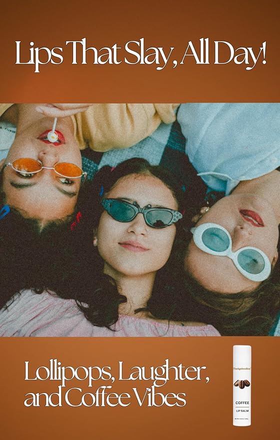 Lip Balm – Natural Moisturizing Lip Care, Organic Plant-Based Formula with Cold-Pressed Oils & Antioxidants, Vegan, Cruelty-Free (4.25 gm, coffee)