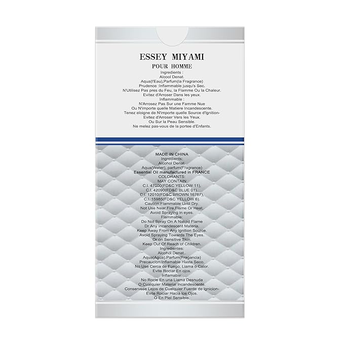 Hybrid & Company Essey Miyami Eau De Toilette Natural Spray Vaporisateur 3.4 FL.OZ