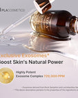 idplacosmetics EXO-V Booster Ampoule 1.01 fl.oz (30ml) – Exosome Serum (720,000 PPM) with PDRN & Glutathione, Korean Skincare Microneedling Serum, for Smoother-Looking Texture & Elasticity Support.