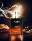 BELLAVITA Luxury DEVIL Unisex Perfume for Women and Men | Long Lasting Perfume for Men and Women | Cotton Candy, Musk and Cedar | Spicy French Fragrance Unisex Parfum