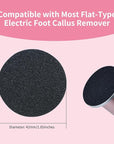 120pcs Replaceable Sandpaper for Electric Foot Callus Remover, 260 Grit Ultra-Fine Sandpaper Refill Discs