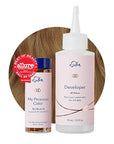 eSalon Permanent Hair Color & Hair Dye Kit - Dark Blonde - Professional-Grade Ammonia-Free Colorist for Up To 100% Gray Coverage on All Hair Types