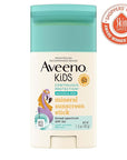 Aveeno Kids Continuous Protection Zinc Oxide Mineral Sunscreen Stick for Sensitive Skin, Face & Body Sunscreen Stick for Kids with Broad Spectrum SPF 50, Sweat- & Water-Resistant, 1.5 oz