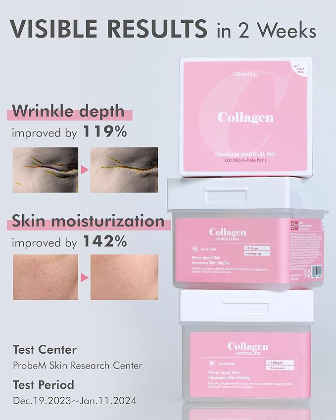 Dermal collagen moistfull pad -