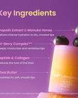 CNP Honey Lip Butter - Propolis Lipcerin™ 02 Berry, Hydrating Overnight Manuka Lip Balm & Mask, 12hr Long-Lasting Moisture, Korean Skin Care, 0.5 fl.oz.