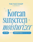 THE FACE SHOP Hydro Sun Barrier 2-in-1 Sunscreen & Moisturizer, Broad Spectrum SPF 45, Korean Sunscreen Skin care, Daily Hydrating Moisturizer for Face with Niacinamide, No White Cast