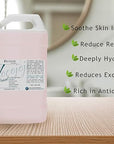 Rose Hydrosol Spray Cleansing Non GMO Facial Toner for Face Body Locs Rose Water Hydrating Face Mist, for Hydration Pure & Natural Hydrosol for All Skin Types - COCOJOJO - Bulk 128 OZ - 1 Gallon