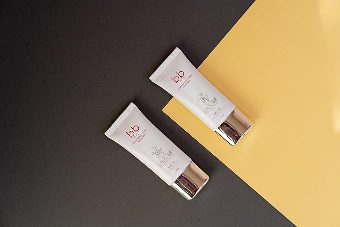LifeCell Hydrating Antioxidant SPF 30 Tinted Anti-Aging BB Cream – Medium Shade – Physical Sunscreen with Zinc Oxide for Wrinkle Prevention, Dark Spot Defense – 1oz