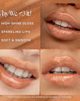 Nature Republic HONEY MELTING LIP GLITTER (14 MAPLE) SOFT LIP STICK Hydrating Gloss, Moisturizing balms, Shine Glimmer Finish, Shimmery-Sheer tint, korean make up