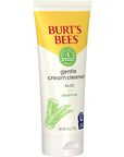 Burt's Bees Gentle Cream Cleanser with Aloe for Sensitive Skin, 98.9% Natural Origin, 6 Ounces