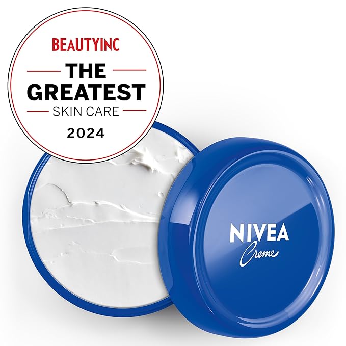 NIVEA Creme Body, Face and Hand Moisturizing Cream, 16 Oz Jar