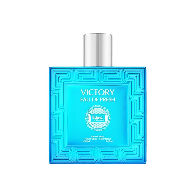Hybrid & Company Victory Eau Fresh for Men Pour Homme Eau de Toilette Vaporisateur Natural Spray 3.4 Fl Oz